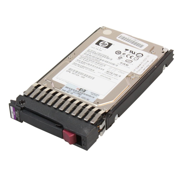 Hard disk, Hewlett Packard, 72GB, 15.000RPM, Negru/Argintiu