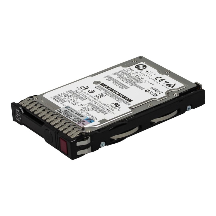 Твърд диск сървър SAS, Hewlett Packard, 600GB, сив