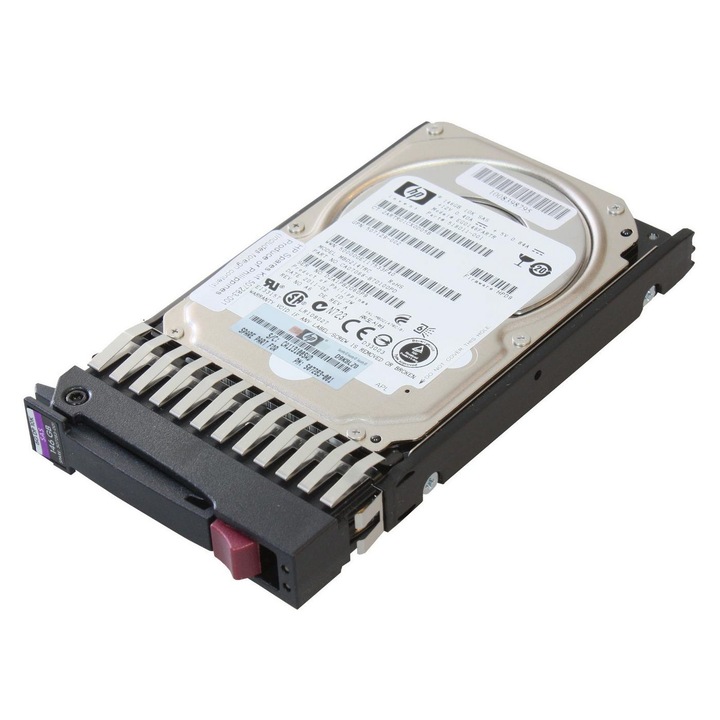 HDD, Hewlett Packard, 146 GB, SAS, 6G, 10000 rpm, 2.5 inch, Negru/Argintiu