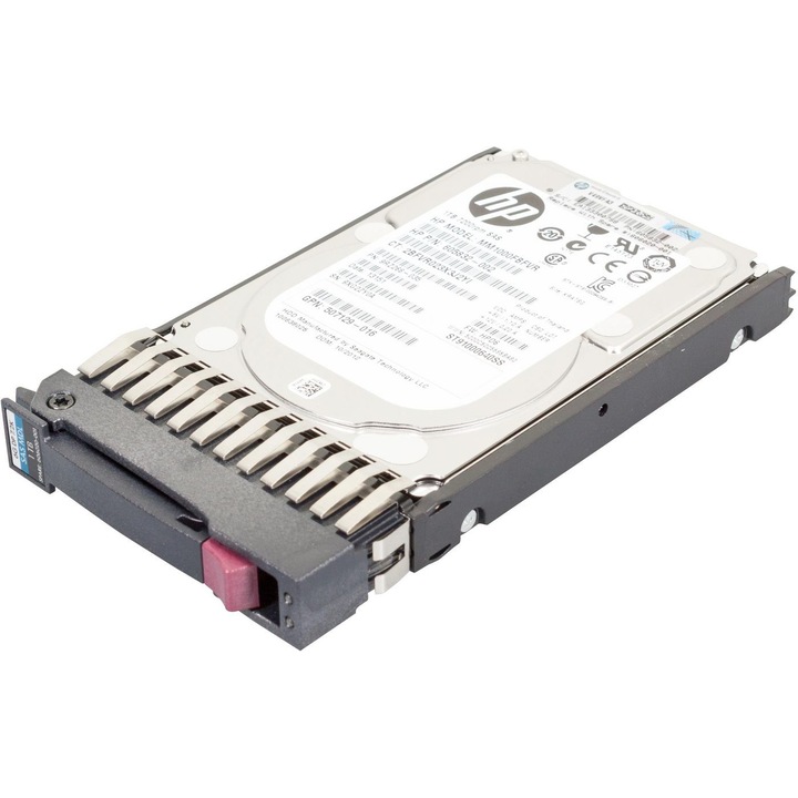 Merevlemez, Hewlett Packard, 1 TB, SAS, 7200 rpm, 213010311, fekete/ezüst