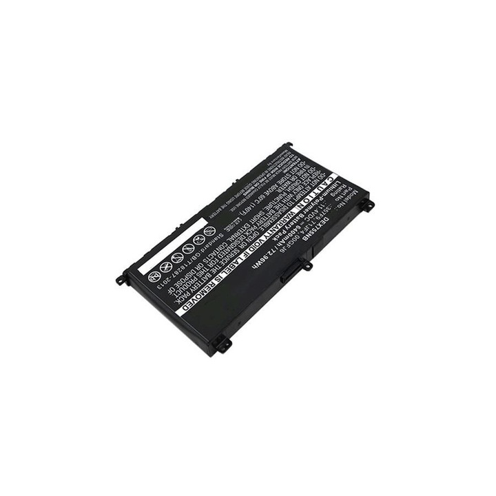 Baterie laptop, Coreparts, Compatibil cu Dell, 73 Wh, Li-Pol, 11,4 V, 6400 mAh, Negru