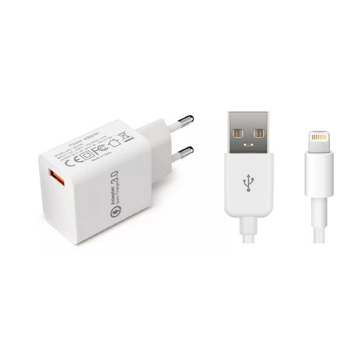 Adaptor alimentare USB, CoreParts, Alb