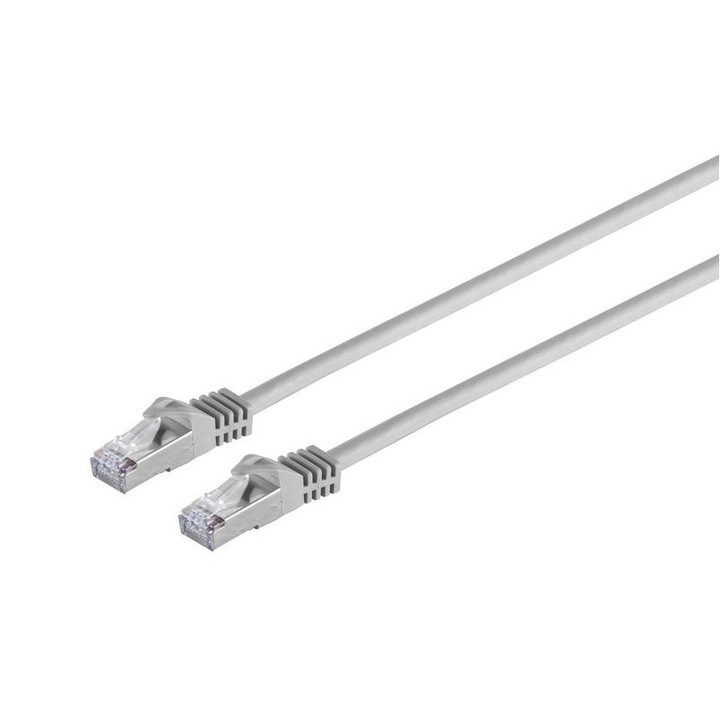 Cablu de corecție MicroConnect RJ45 S/FTP, 4x2xAWG, Gri, 1.5 m