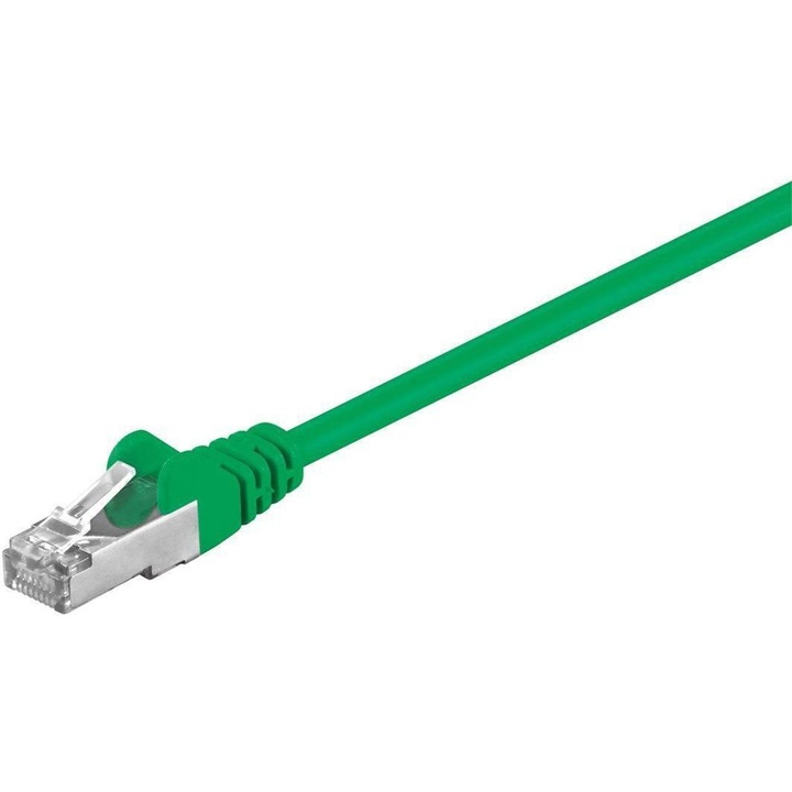 Cablu F/UTP CAT5e MicroConnect 7m, verde, PVC