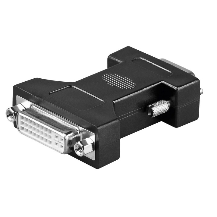 Adaptor analogic, MicroConnect, DVI/VGA, DVI-I 24+5 - HD15 FM