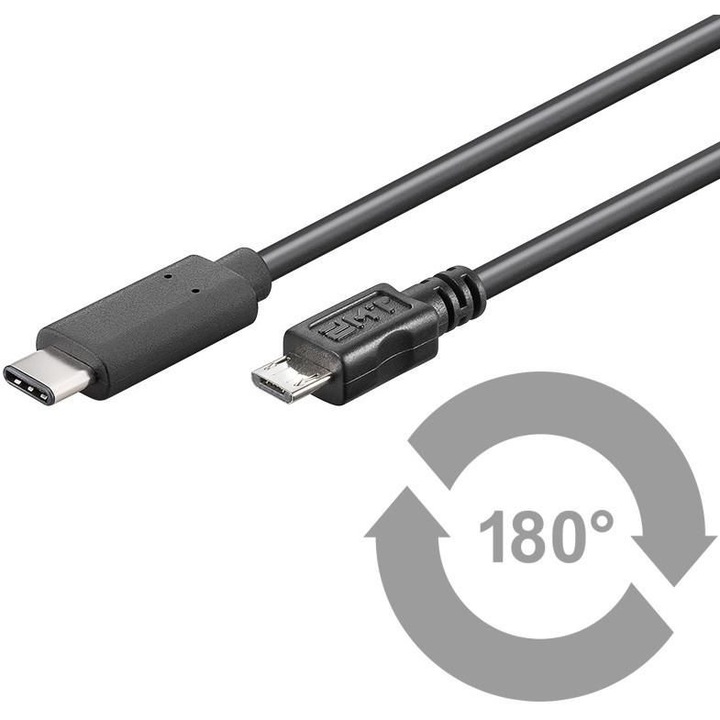 213027064 MicroConnect USB-C az USB2.0 Micro B 1M-hez