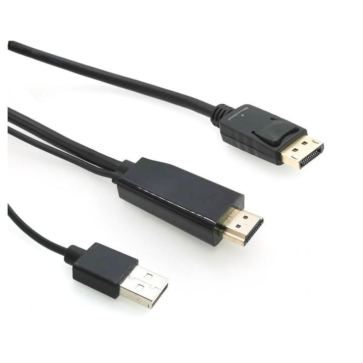 Átalakító, MicroConnect, HDMI/iplayPort, Fekete