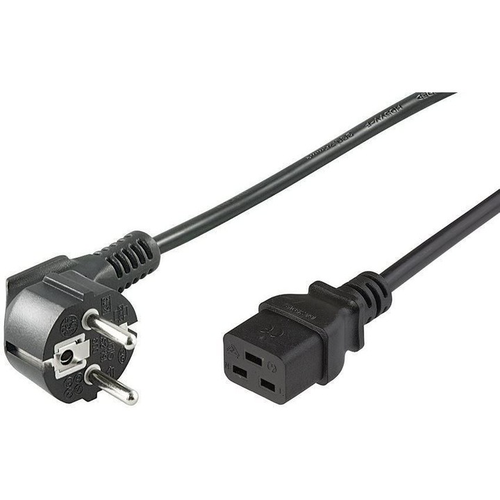 MicroConnect захранващ кабел CEE 7/7 - C19 1,8м