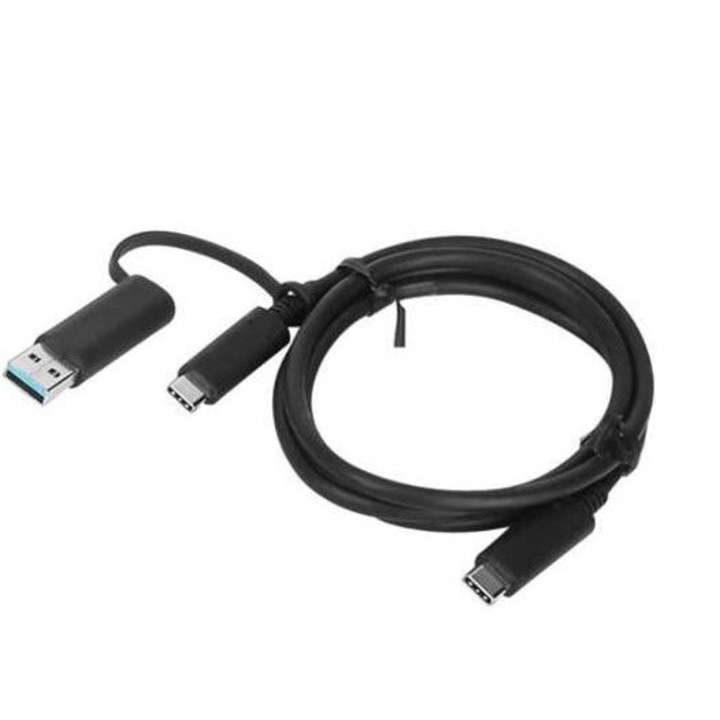 Cablu MicroConnect USB-C, 1 m, Negru