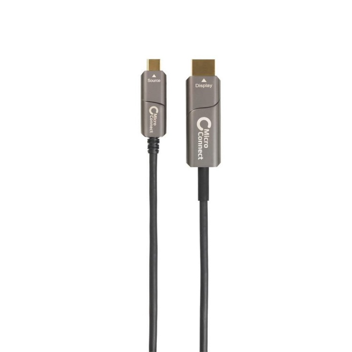 USB C-HDMI MicroConnect оптичен кабел, 10м