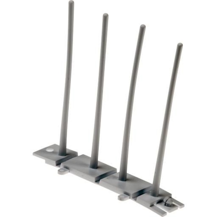 Dispozitiv anti-pasari pentru camerele de supraveghere, Axis, Rezistent UV, Polipropilena, Gri, 10 buc