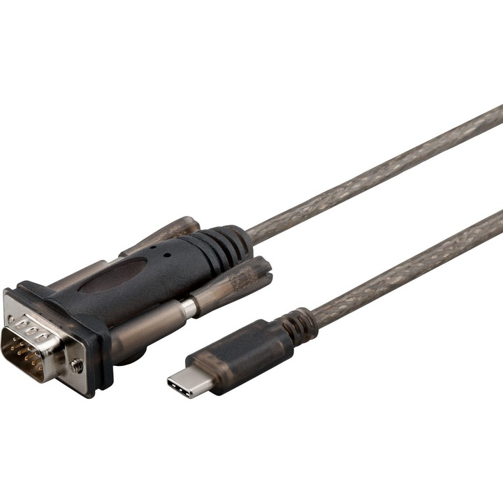 Кабел MicroConnect USB - C - Serial DB9 1m