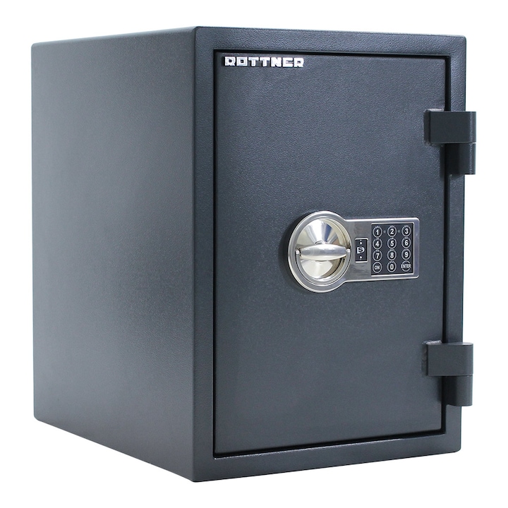 Seif Antifoc si Antiefractie Rottner Fire Hero 50 EN1 Inchidere Electronica Antracit