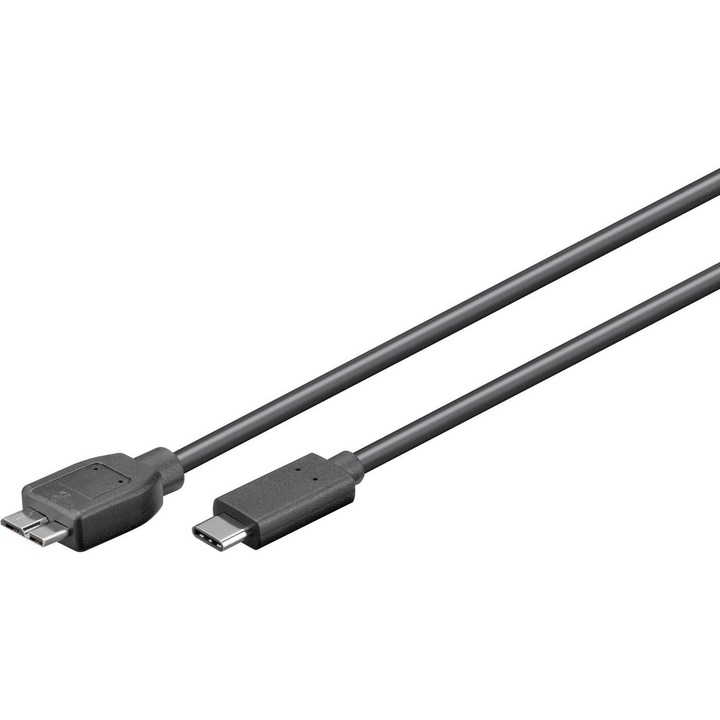 MicroConnect USB-C – USB3.0 Micro B kábel 0,6 m