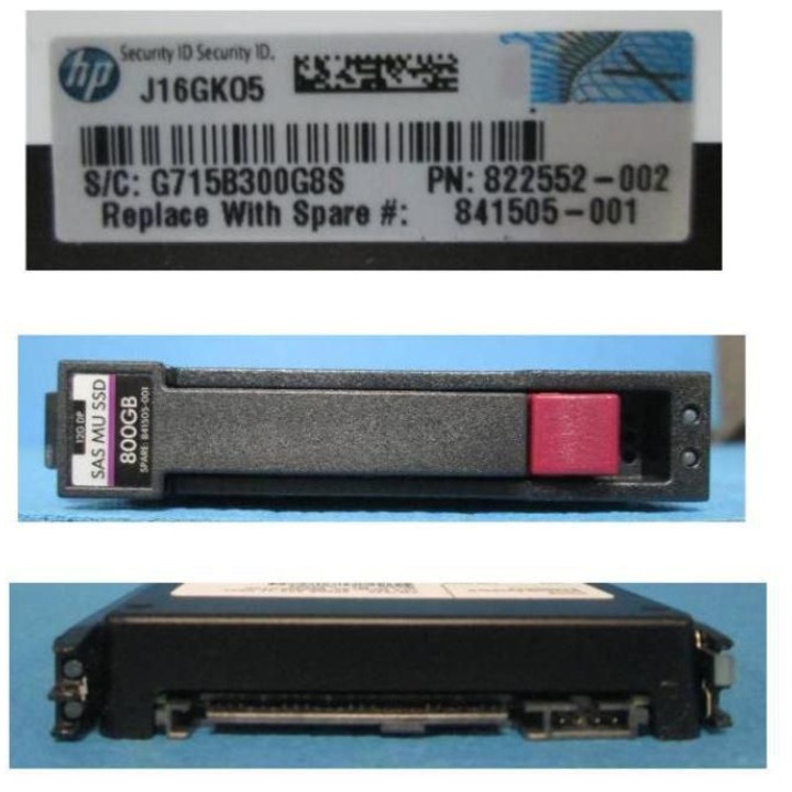 213048302 Hewlett Packard Enterprise 841505-001 belső szilárd anyag