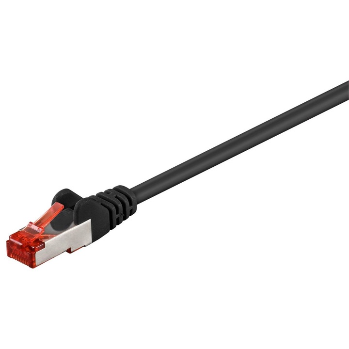 Hálózati kábel, MicroConnect, F/UTP CAT6, 1m, PVC, fekete, 213048754