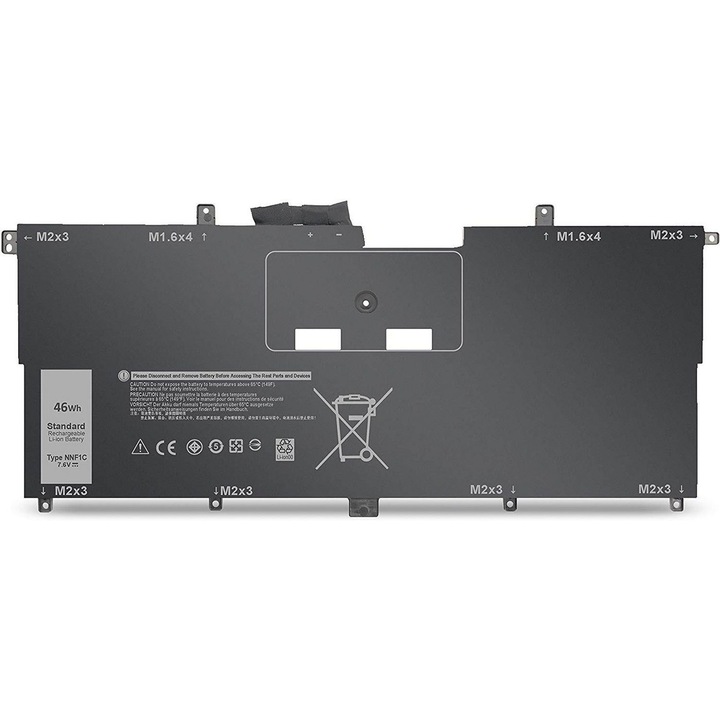 Батерия за лаптоп Dell, CoreParts, 46Wh, Li-Pol, 7.6V, 6050mAh