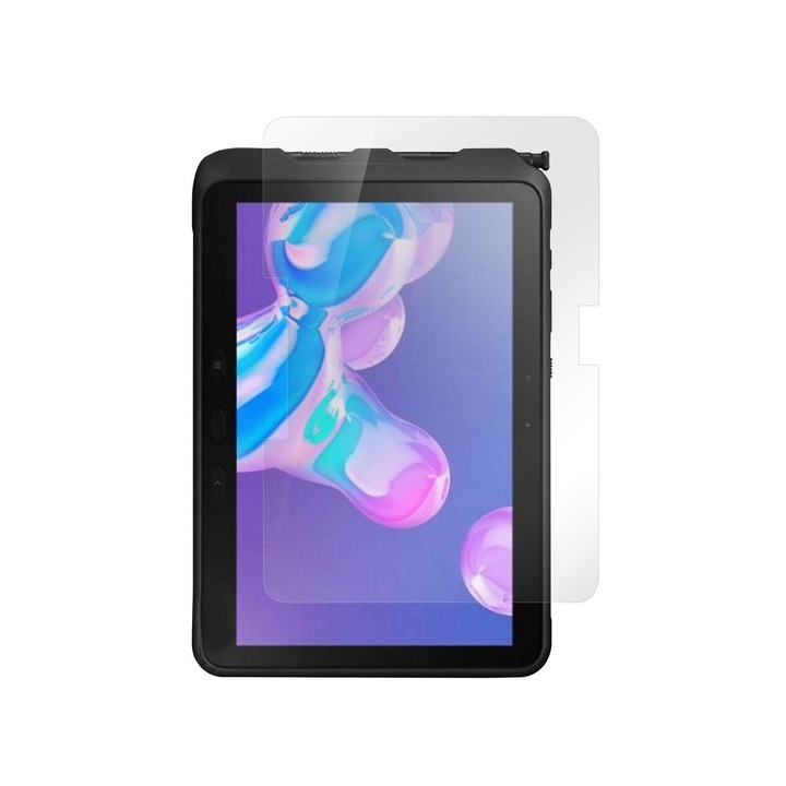Folie protectie tableta, eSTUFF, Samsung Galaxy Tab Active Pro/4 Pro, sticla securizata transparenta