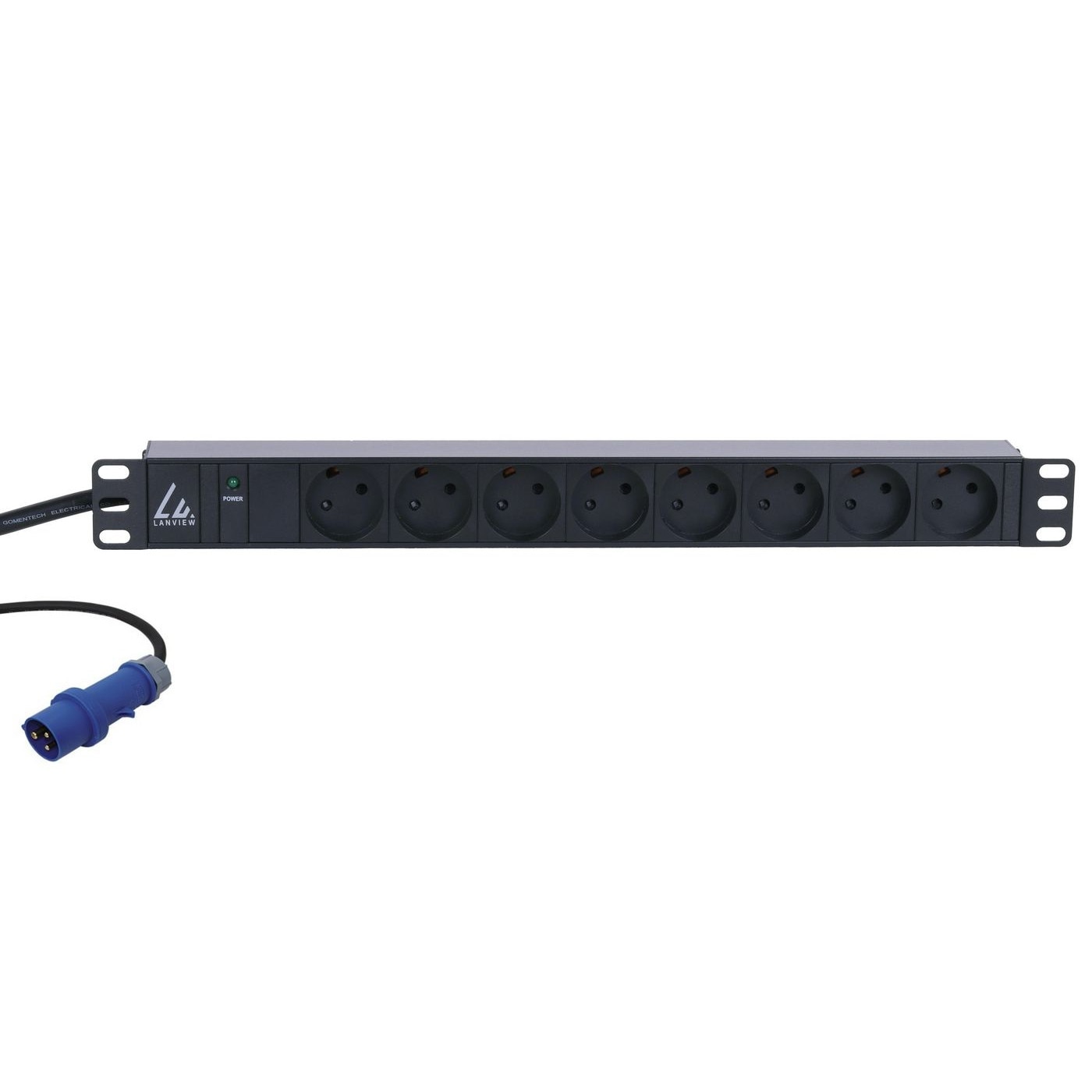 De Bara Rack Bara de alimentare cu montare in rack Lanview de 19 inchi, 213051020 ...