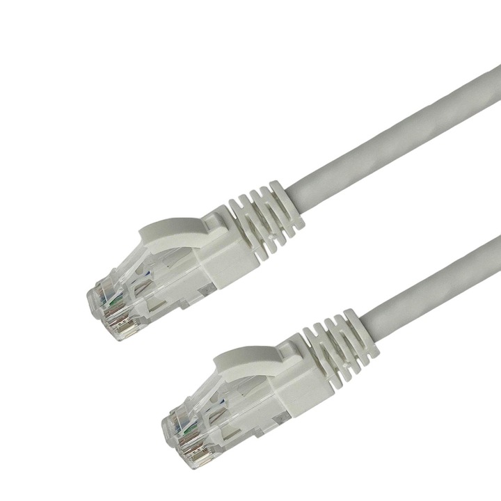 Мрежов кабел Lanview Cat6 U/UTP, Бял, 15м