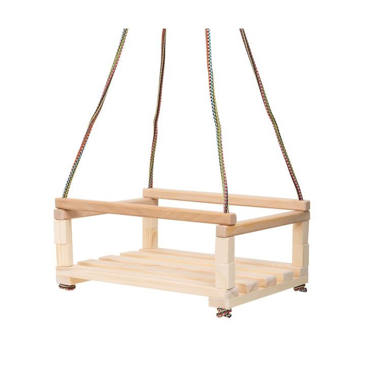 Leagan din lemn pentru copii, 40x30cm / EXT 10763
