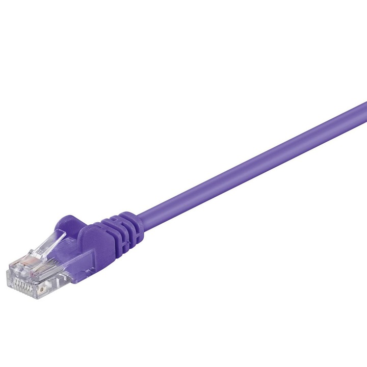 U/UTP кабел, cat5e, 0.25 m, PVC, виолетов, MicroConnect, 213052692