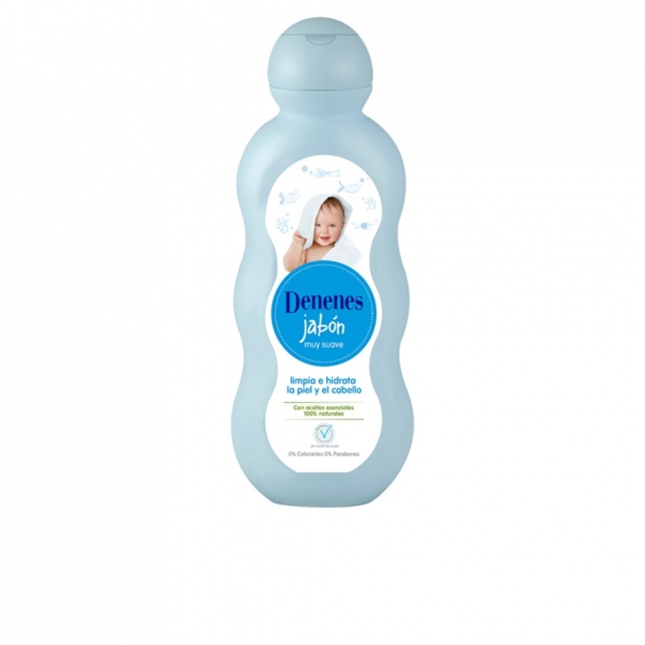 Tusfürdő és sampon, Denenes, Gyermek, 600 ml