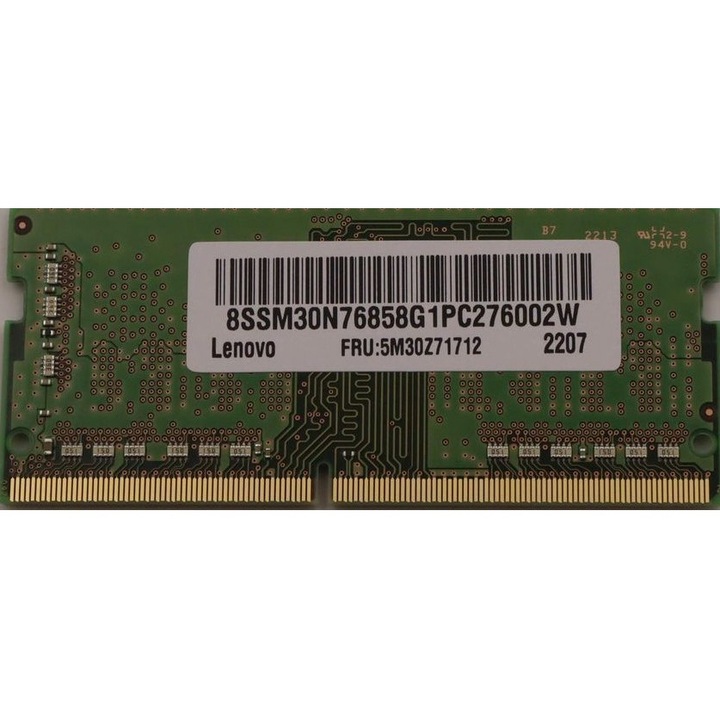 Памет Ram, Lenovo, 8GB, DDR4, 3200 MHz, Multicolor