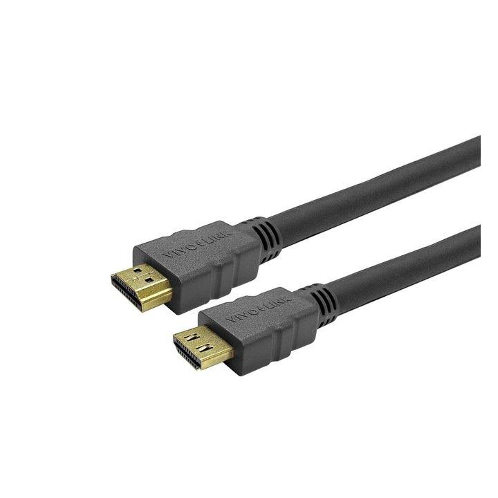 HDMI кабел със заключващ ръб, Vivolink, черен