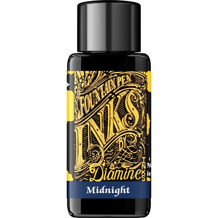 Calimara cerneala 30ml Diamine Standard Midnight