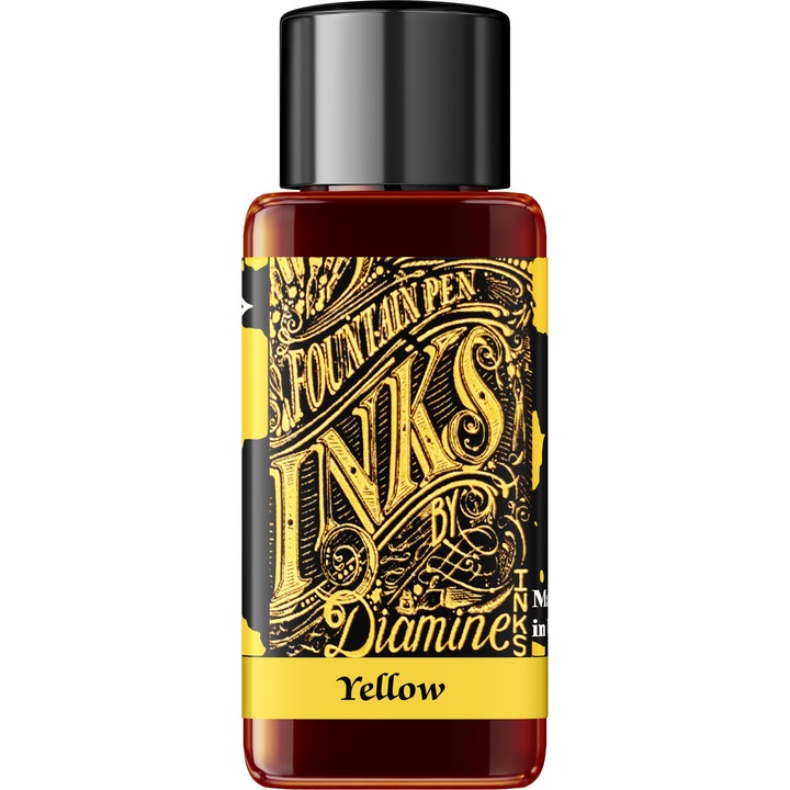 Calimara cerneala 30ml Diamine Standard Yellow