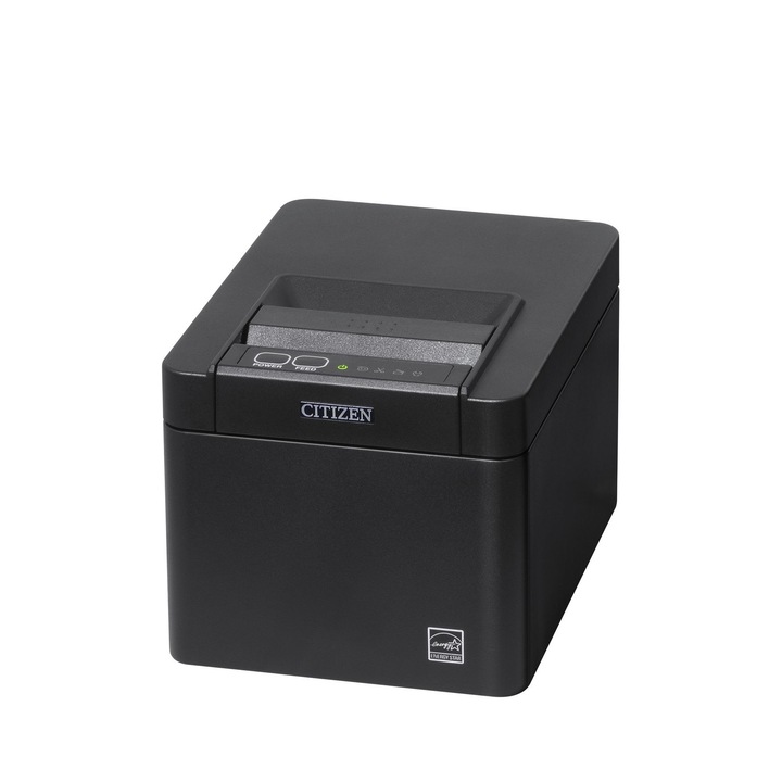 Imprimanta bonuri Citizen CT-E351, transfer termic, USB, LAN, 57/80 mm latime hartie, 250 mm/sec, autocutter