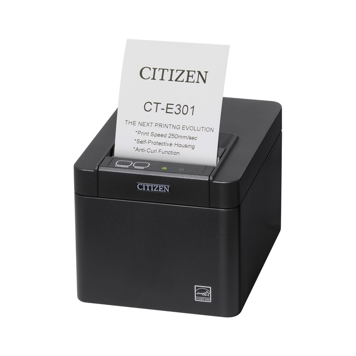 Imprimanta termica etichete coduri de bare, WiFi, 203 dpi, viteza 203.2 mm/s, USB, RS-232, Ethernet, imprimare etichete autoadezive, role, hartie continua, compatibila EPL, ZPL, DPL, TSPL, conectivitate LAN, LED status, HDWR OPrint-DD200WN
