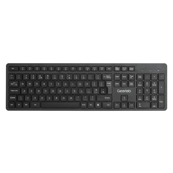 Tastatura fara fir G220, Gearlab, Negru