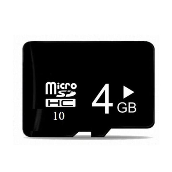 MicroSD карта, CoreParts, 4 GB, клас 10, черен