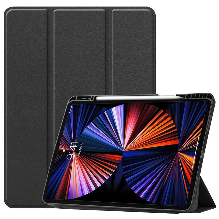 Husa tableta CoreParts pentru iPad Pro 12.9" 2021, TPU, suport S Pen, tri-fold