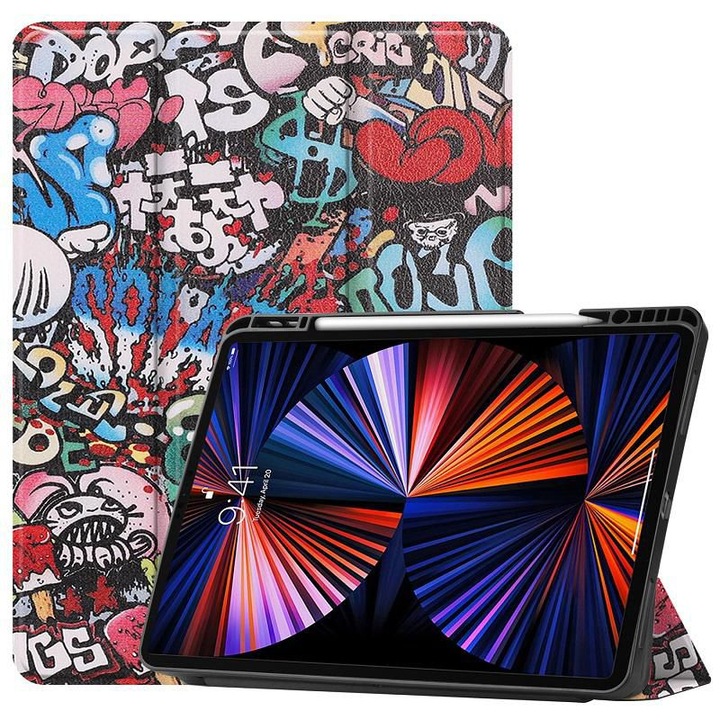 Husa tableta, CoreParts, pentru iPad Pro 12.9" 2021, TPU, Multicolor