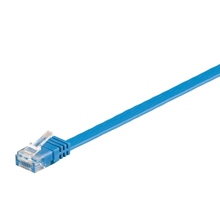 213070500 MicroConnect U/UTP CAT6 1M albastru plat