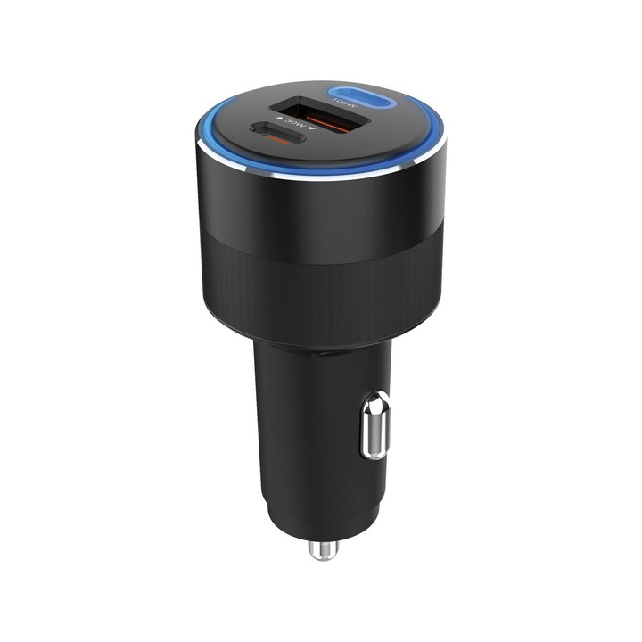 Incarcator auto 3 in 1 ,Sandberg, 130W, USB-C