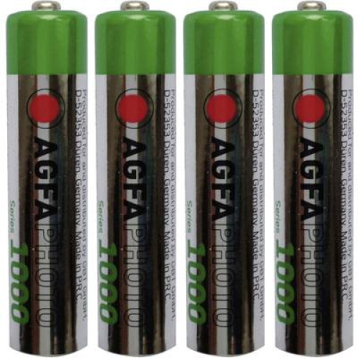 Батерии AgfaPhoto -AAA, HR03, Agfaphoto, Micro, 900mAh