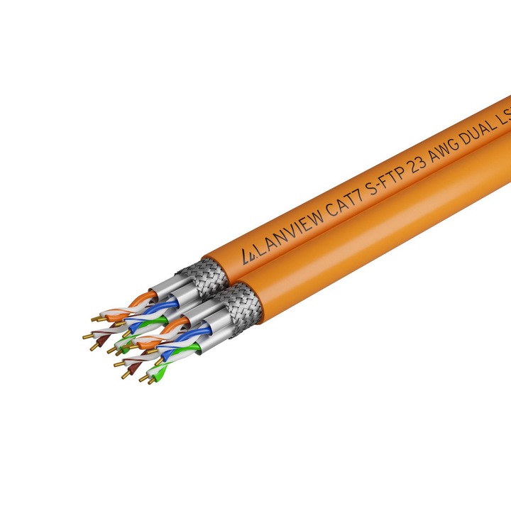 Lanview Cat7 S-FTP двоен мрежов кабел, 213076870