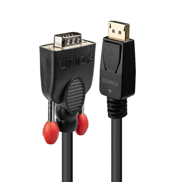 Кабел Displayport към VGA, Lindy, 0.5M, 213079058