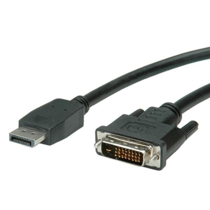 Cablu, Value, Displayport, Dp-Dvi, 1m, Negru