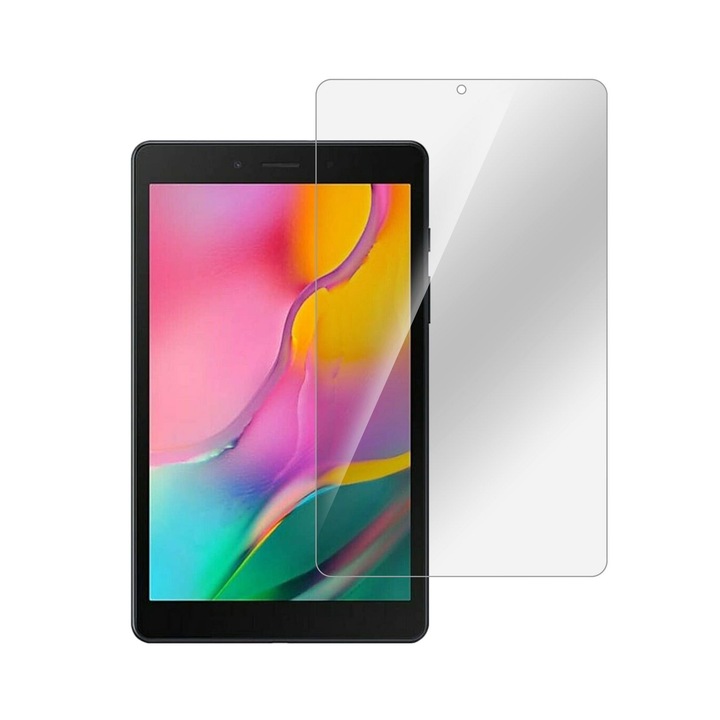 Folie protectie compatibila cu Samsung Galaxy Tab S8 Ultra, eSTUFF, Sticla securizata, Transparent