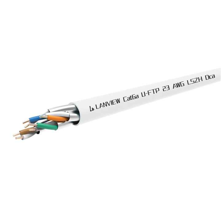 Мрежов кабел, Lanview Cat6a U-FTP 4x2xAWG23 LSZH 213076889