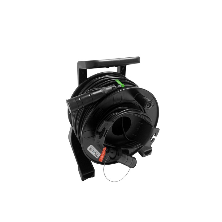 Cablu HDMI 4K, VivoLink, Optic, PVC, 100 m, Negru