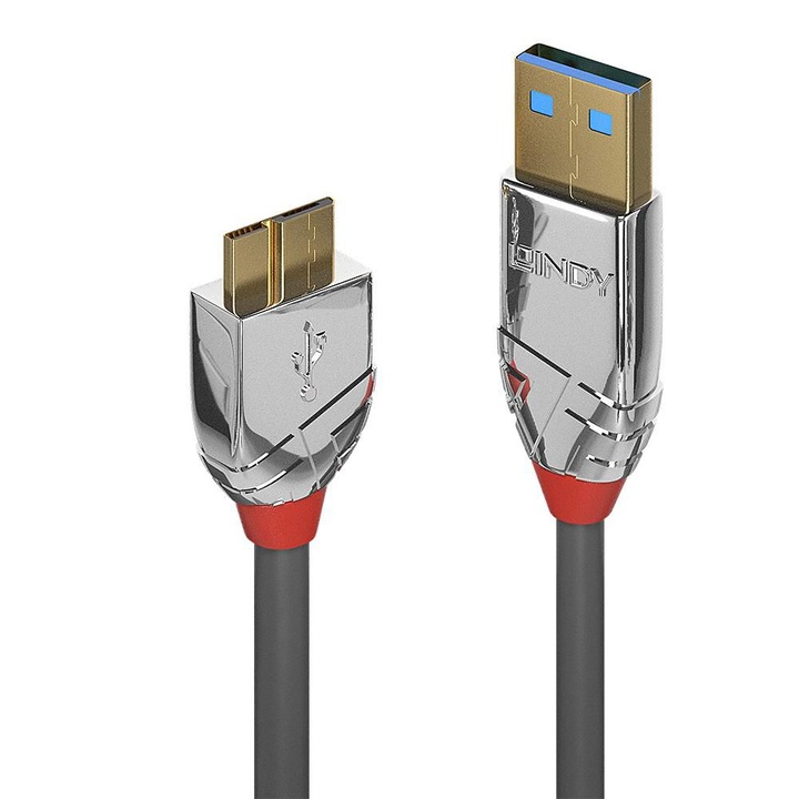 Кабел Lindy 1M Usb 3.0 тип A към Micro-B
