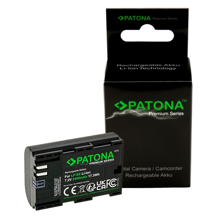 Acumulator Patona Premium LP-E6 2400mAh