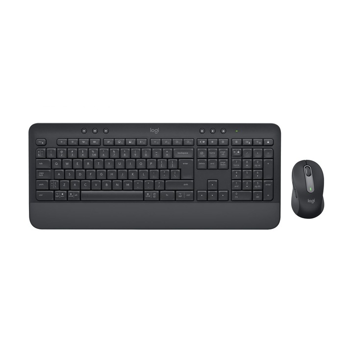 Logitech Signature MK650 Combo For Business billentyűzet Egér mellékelve Bluetooth QWERTY Dán, Finn, Norvég, Svéd Grafit (920-011010)
