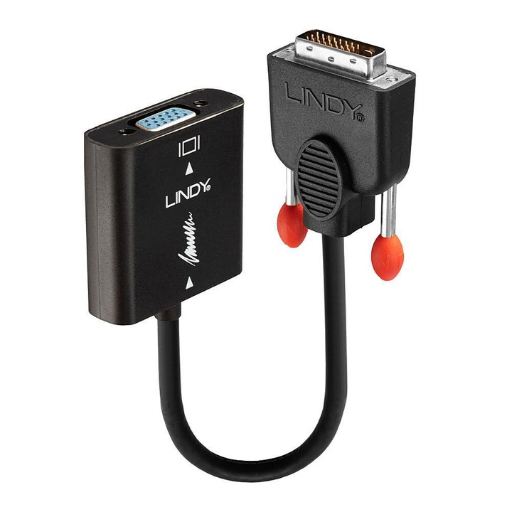 Convertor Lindy Dvi-D/Vga, Negru